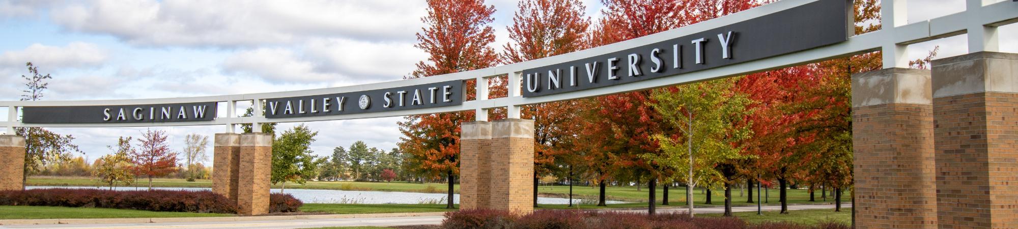 SVSU Main Entrance Sign